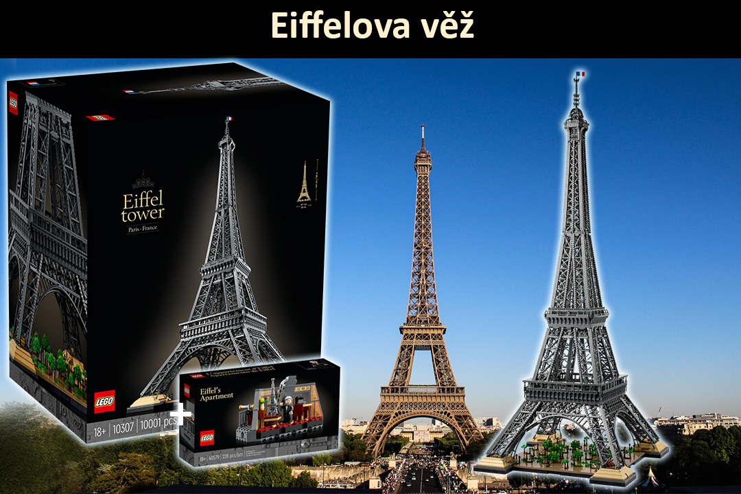 Představení očekávané LEGO Eiffelovy věže a Eiffelova bytu!