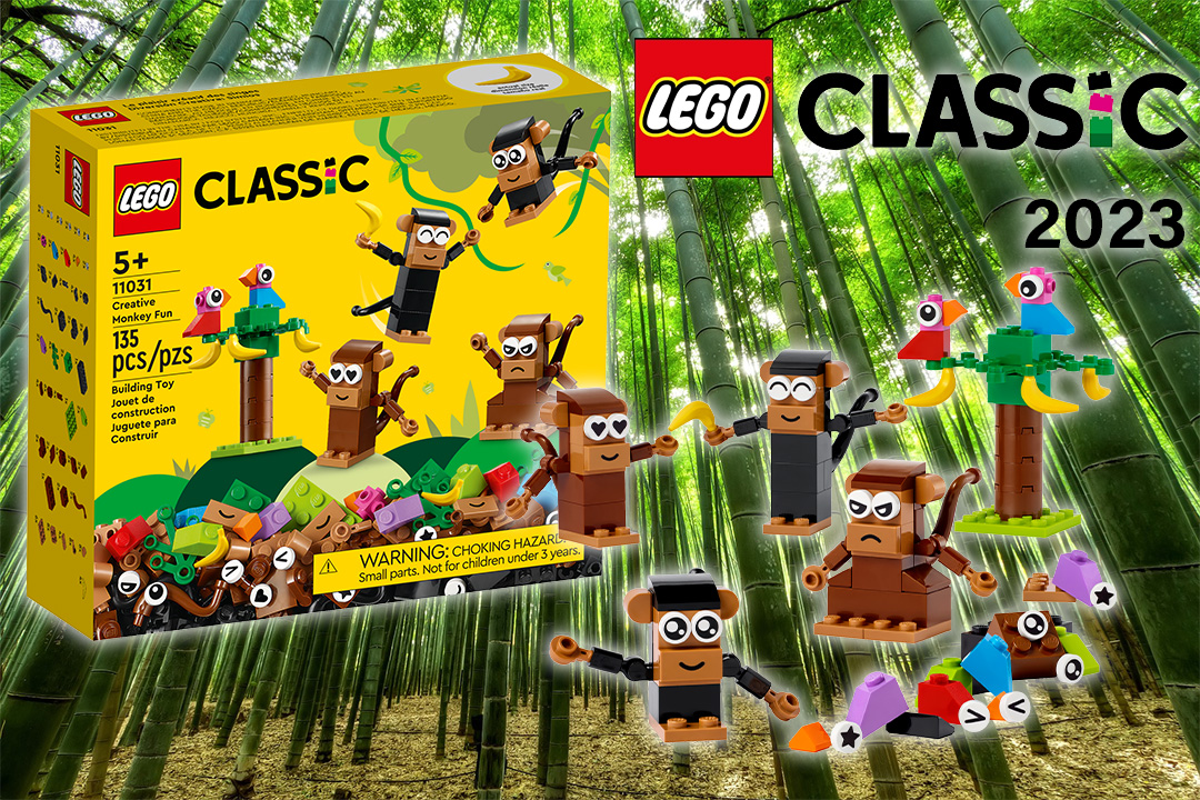 LEGO Classic 11031 Kreativní zábava s opicemi vyjde v lednu!