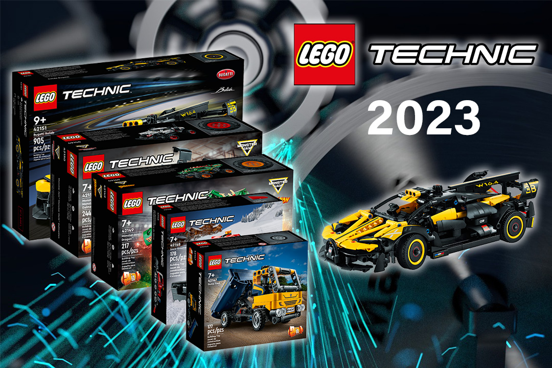 Nové LEGO Technic 2023 sety | oficiální obrázky