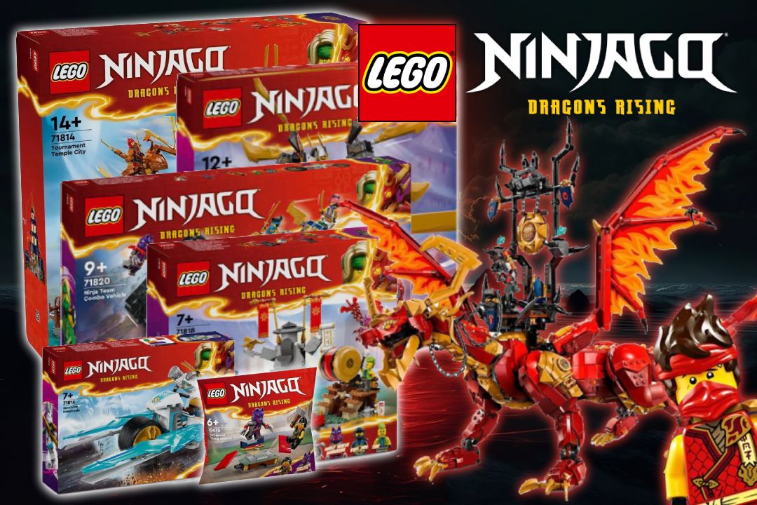 Nová vlna Ninjago setů s největším drakem v historii je tu!